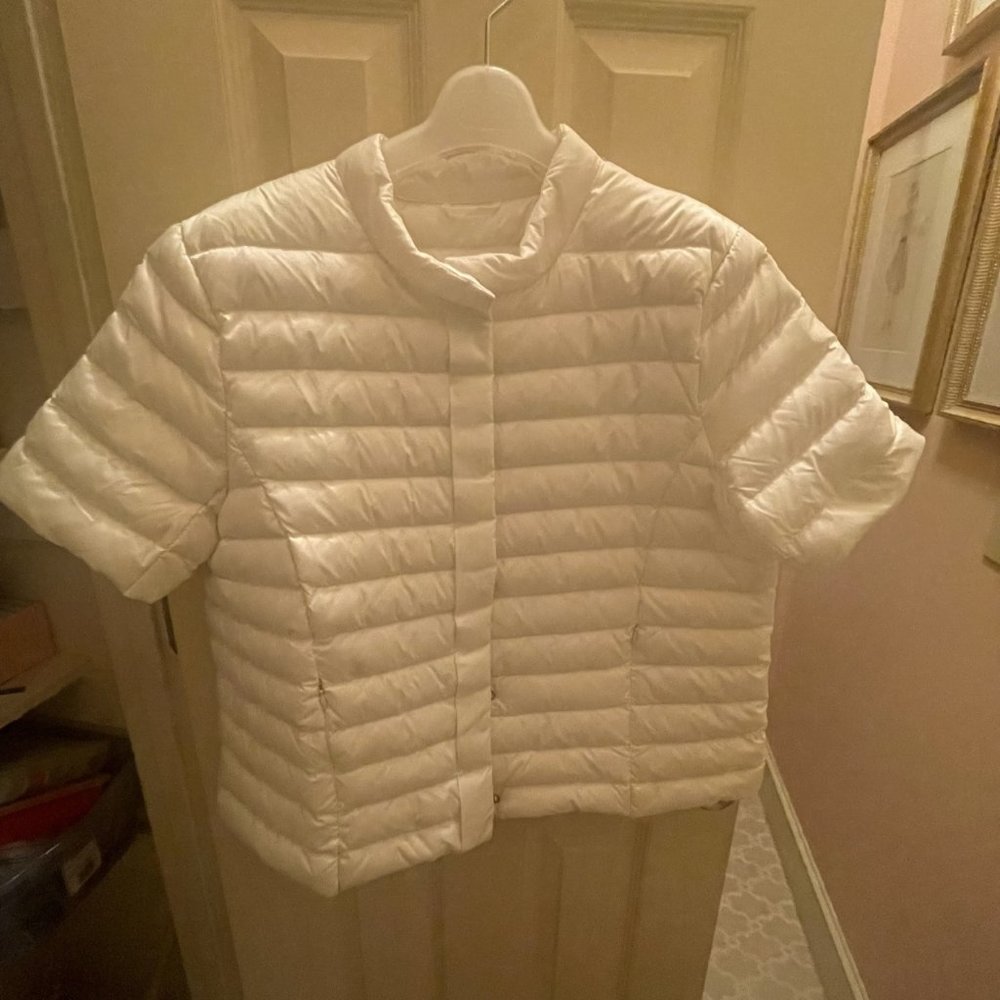 J.McLaughlon Quilted Short Sleeve Puffer Jacket - NEW - Size L